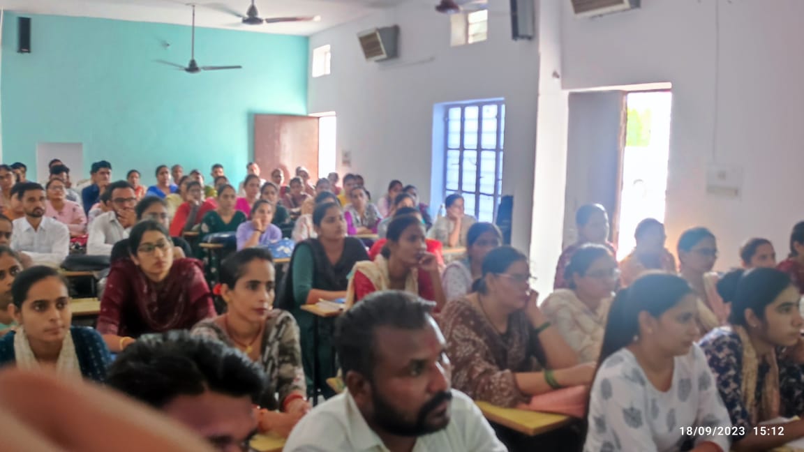 2 Introduction sessions at Marudhara Classes, Hanumangarh